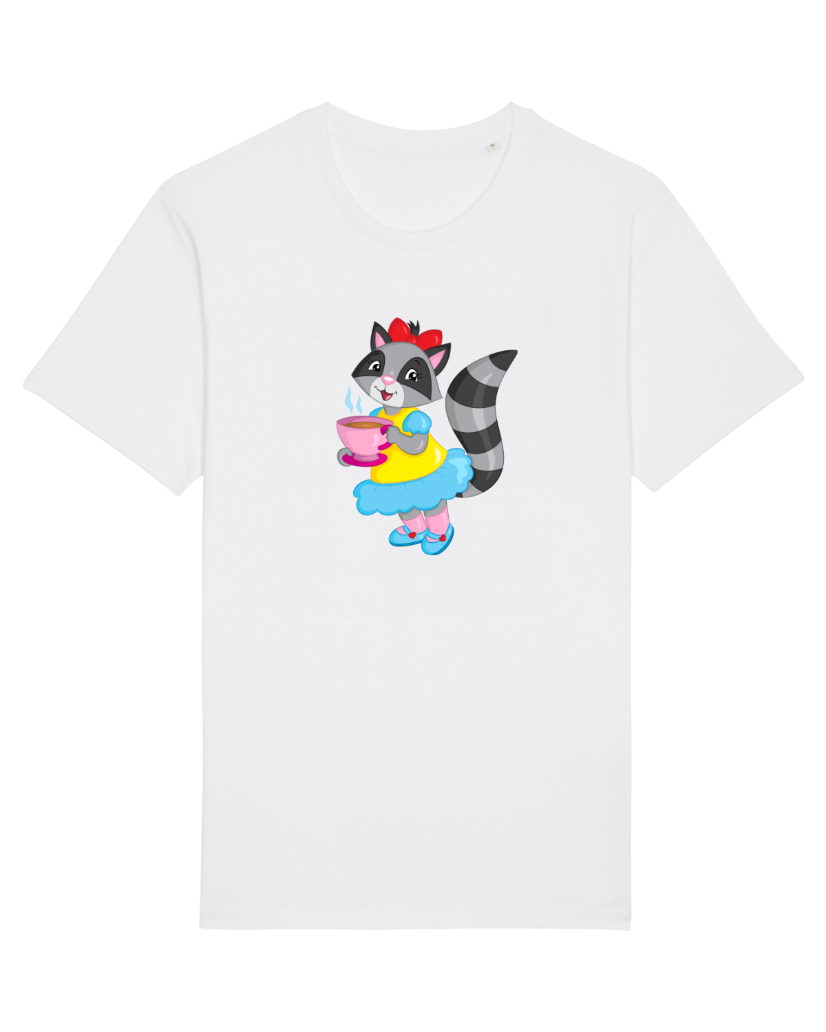 Tricou mânecă scurtă Unisex Rocker White