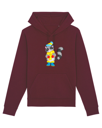 Raton cu fular Burgundy
