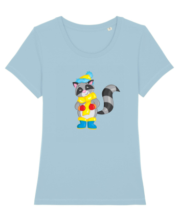 Raton cu fular Sky Blue