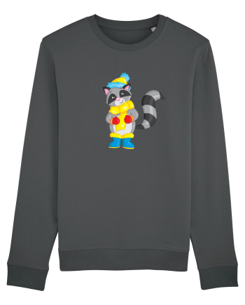 Raton cu fular Anthracite