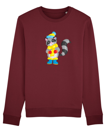 Raton cu fular Burgundy