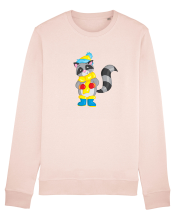 Raton cu fular Candy Pink