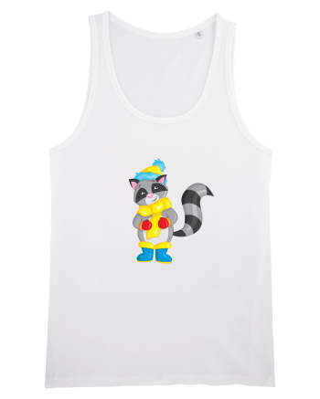 Raton cu fular White