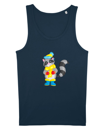 Raton cu fular Navy