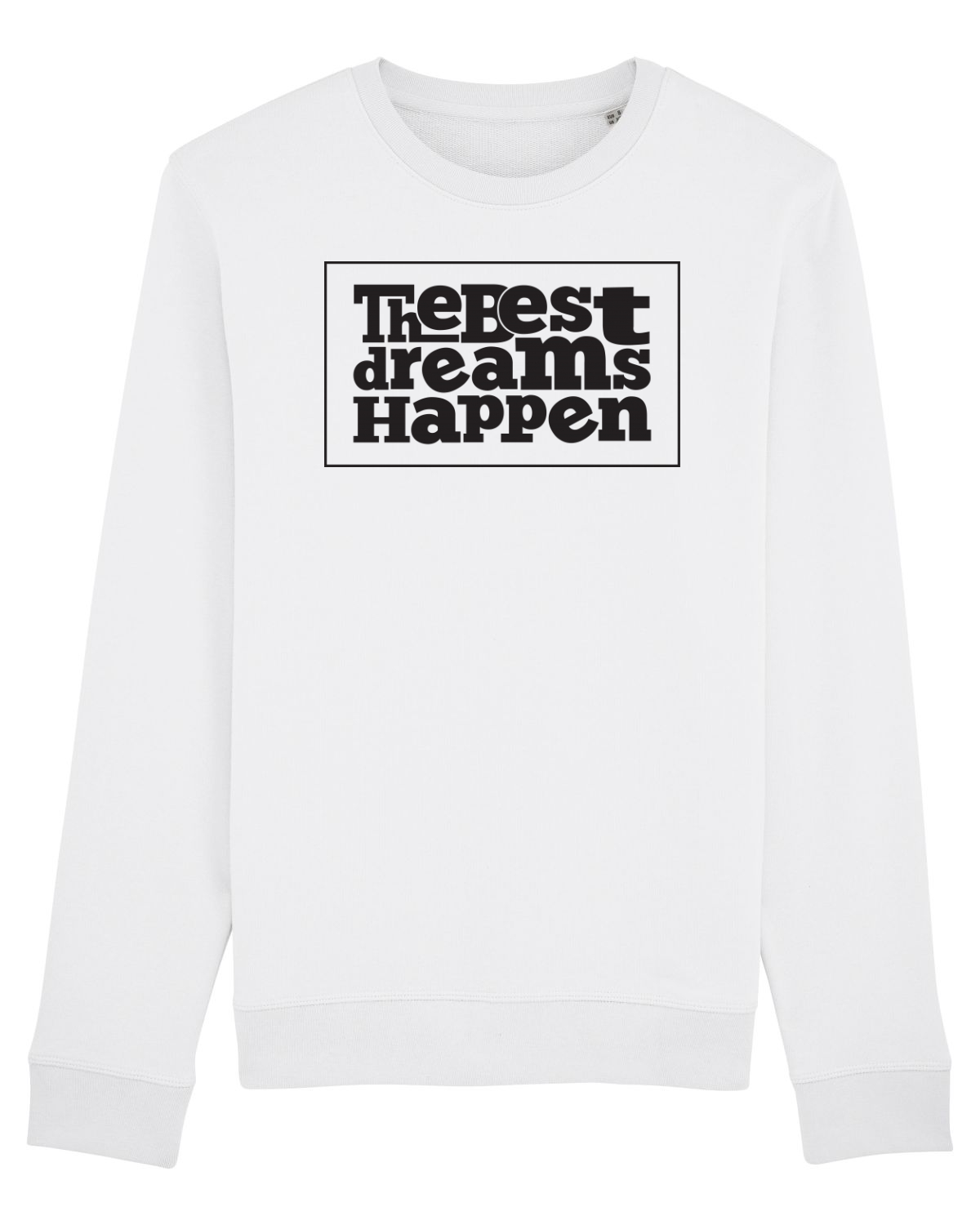 Bluză mânecă lungă Unisex Rise White