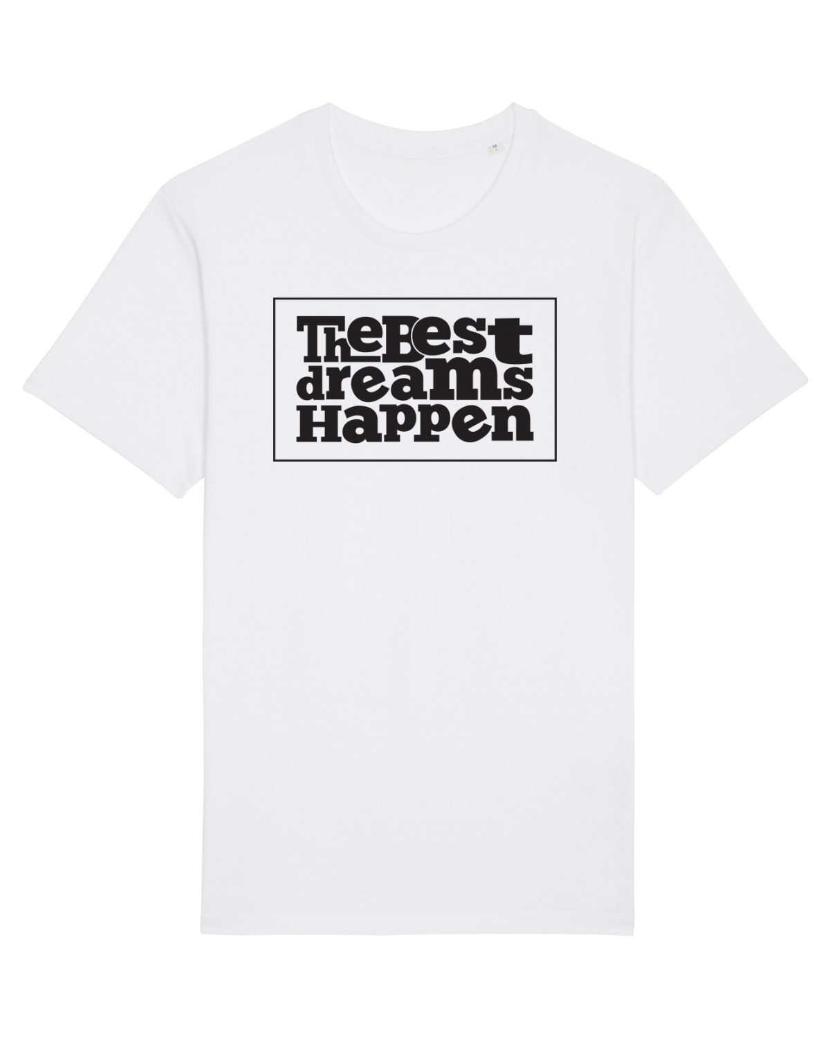Tricou mânecă scurtă Unisex Rocker White