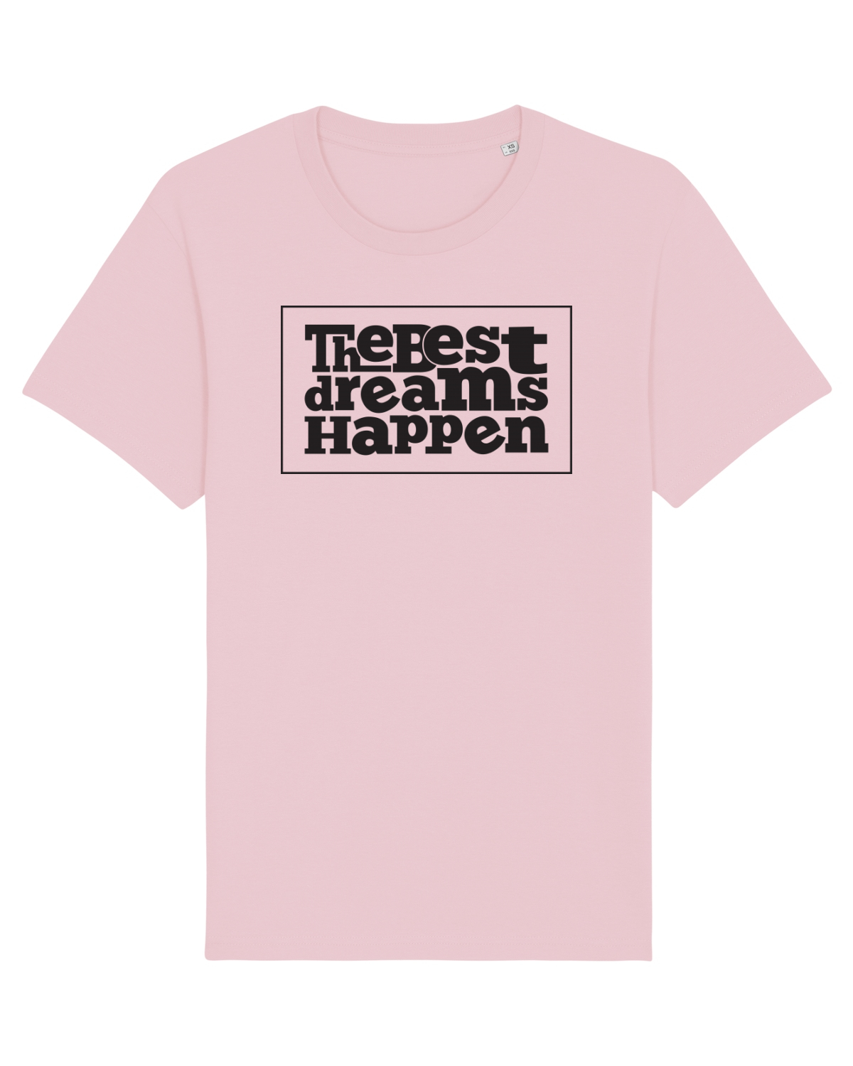 Tricou mânecă scurtă Unisex Rocker Cotton Pink