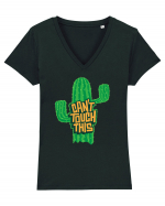 Can't Touch This Cactus! Tricou mânecă scurtă guler V Damă Evoker