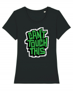 Can't Touch This! Tricou mânecă scurtă guler larg fitted Damă Expresser