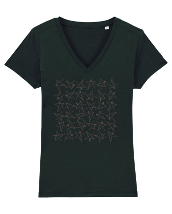 Pink Star Black