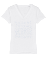 Blue Star Tricou mânecă scurtă guler V Damă Evoker