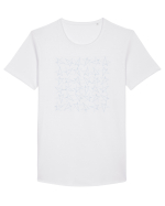 Blue Star Tricou mânecă scurtă guler larg Bărbat Skater