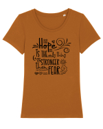 Speranță Tricou mânecă scurtă guler larg fitted Damă Expresser