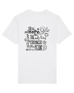 Speranță Tricou mânecă scurtă Unisex Rocker