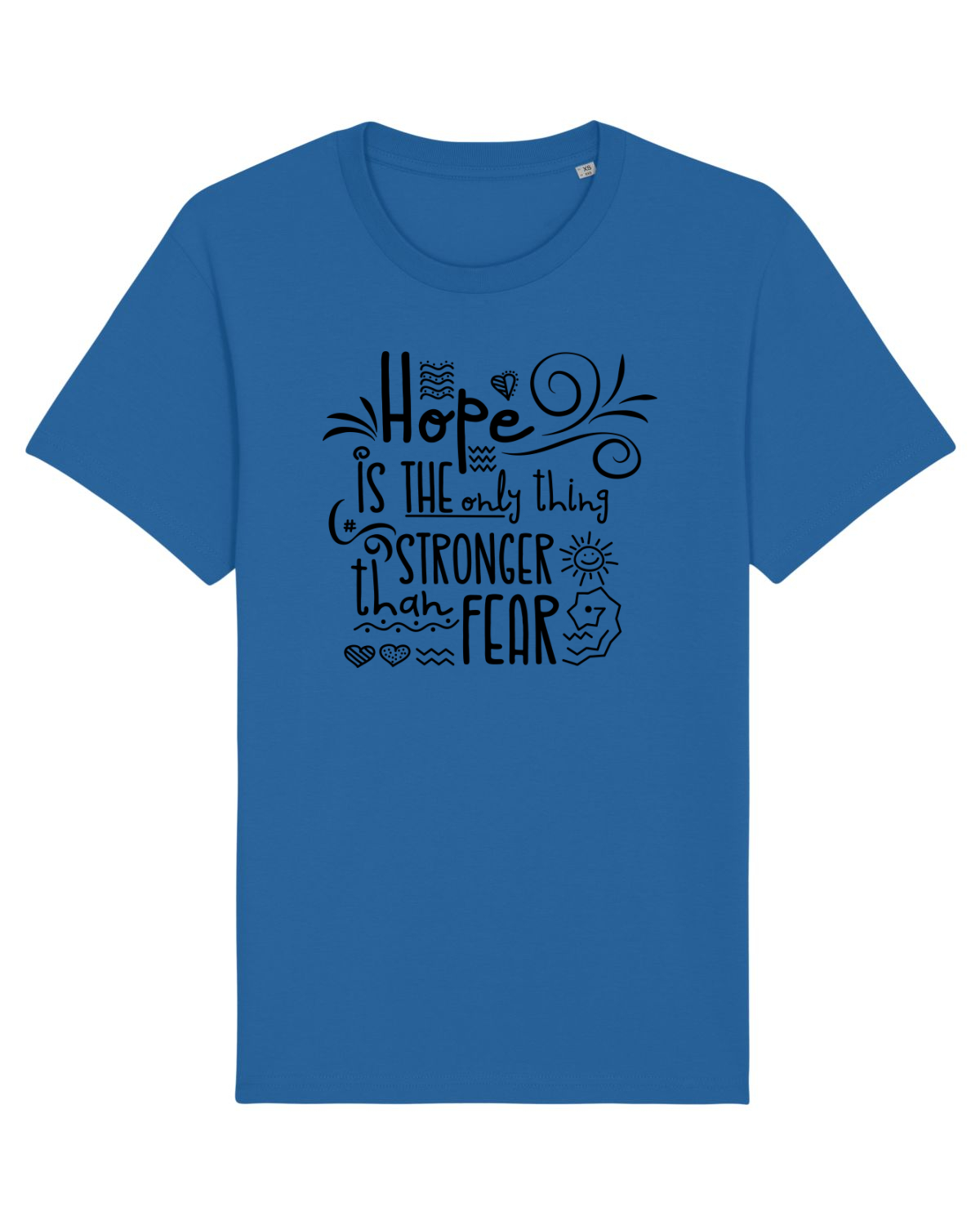 Tricou mânecă scurtă Unisex Rocker Royal Blue