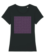 Purple Star Tricou mânecă scurtă guler larg fitted Damă Expresser