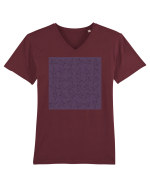 Purple Star Tricou mânecă scurtă guler V Bărbat Presenter