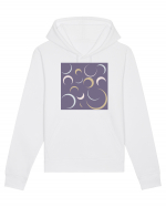 Purple Moon Patterns Hanorac Unisex Drummer