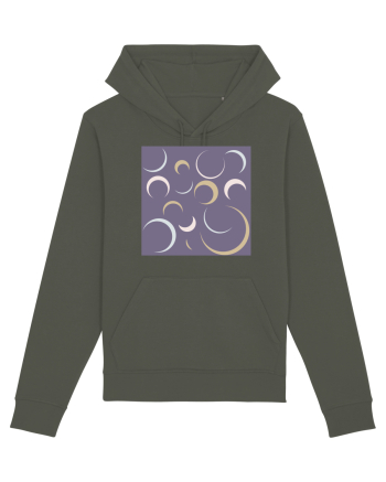Purple Moon Patterns Khaki