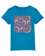 Purple Moon Patterns Tricou mânecă scurtă  Copii Mini Creator