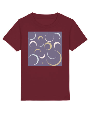 Purple Moon Patterns Burgundy