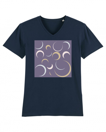 Purple Moon Patterns French Navy