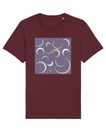 Purple Moon Patterns Burgundy