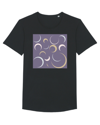 Purple Moon Patterns Black
