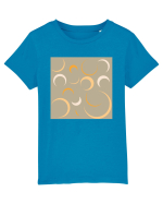 Yellow Moon Patterns Tricou mânecă scurtă  Copii Mini Creator