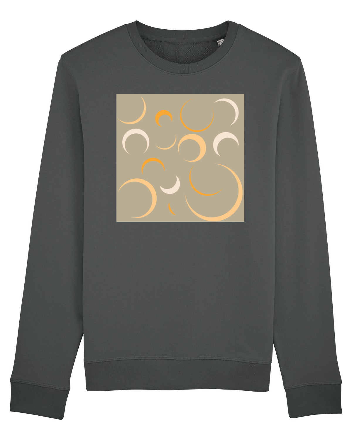 Bluză mânecă lungă Unisex Rise Anthracite