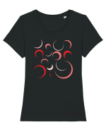 Red Moons Tricou mânecă scurtă guler larg fitted Damă Expresser