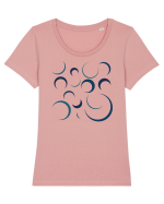 Blue Moons Tricou mânecă scurtă guler larg fitted Damă Expresser