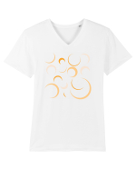 Yellow Moons Tricou mânecă scurtă guler V Bărbat Presenter
