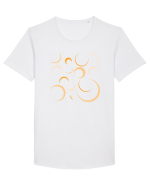 Yellow Moons Tricou mânecă scurtă guler larg Bărbat Skater
