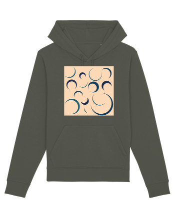 Cream Moon Patterns Khaki