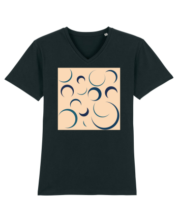 Cream Moon Patterns Black