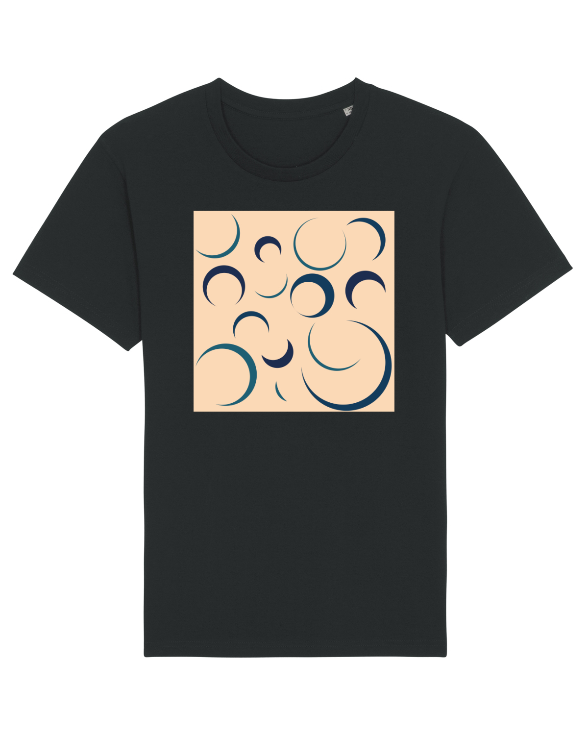Tricou mânecă scurtă Unisex Rocker Black