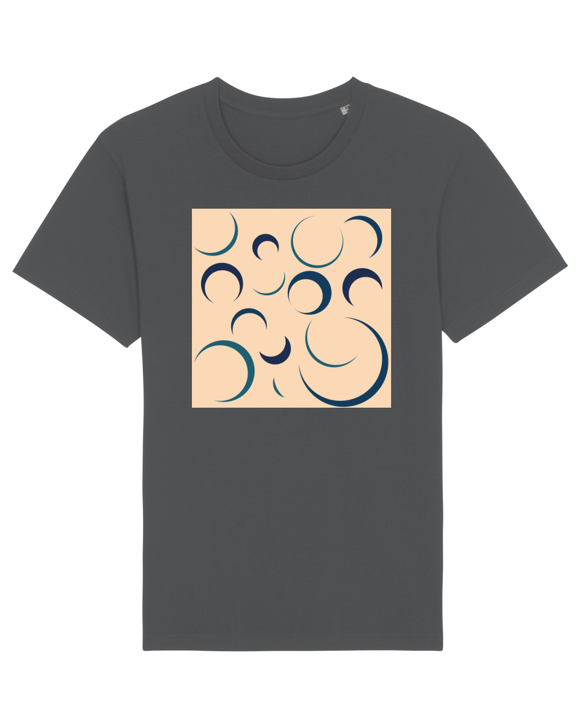 Tricou mânecă scurtă Unisex Rocker Anthracite