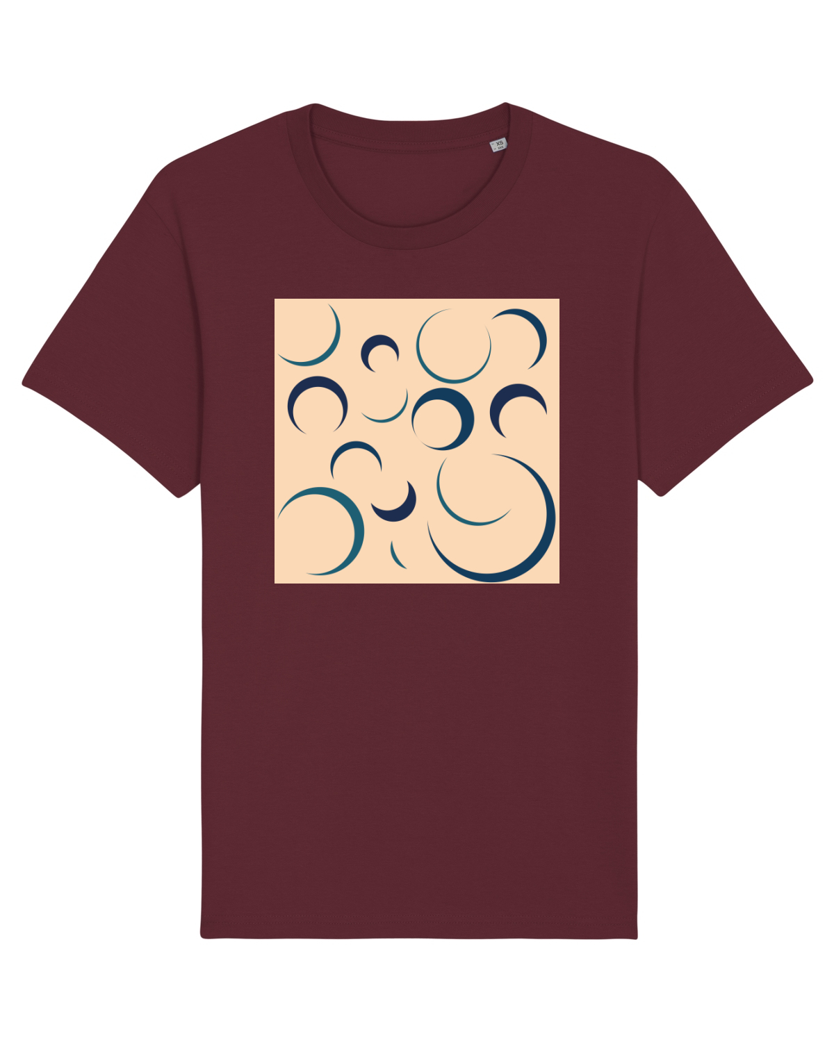 Tricou mânecă scurtă Unisex Rocker Burgundy