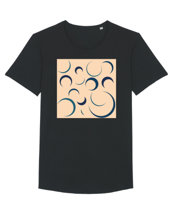 Cream Moon Patterns Black