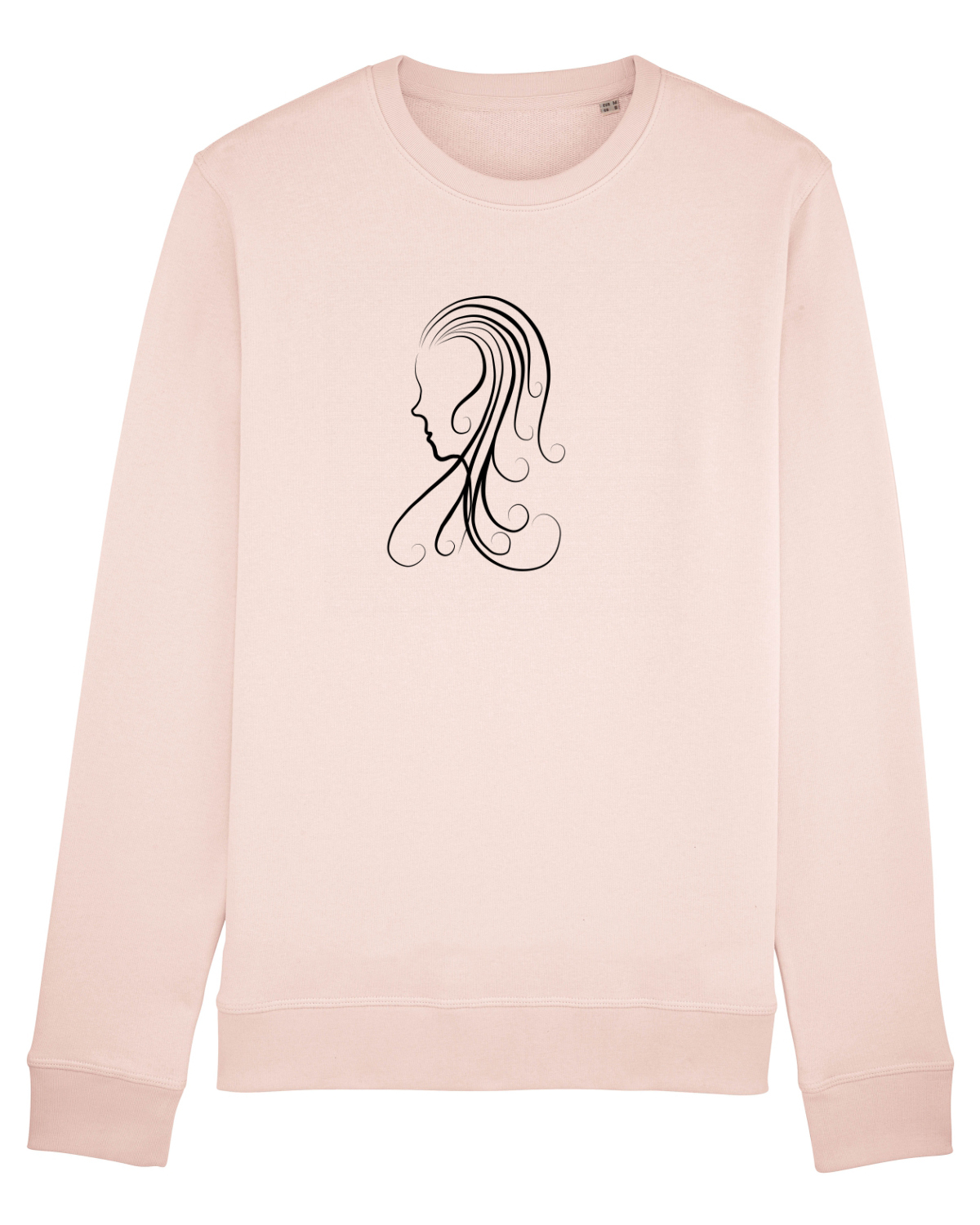 Bluză mânecă lungă Unisex Rise Candy Pink