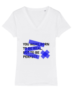 Born to be REAL Tricou mânecă scurtă guler V Damă Evoker