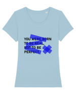 Born to be REAL Tricou mânecă scurtă guler larg fitted Damă Expresser