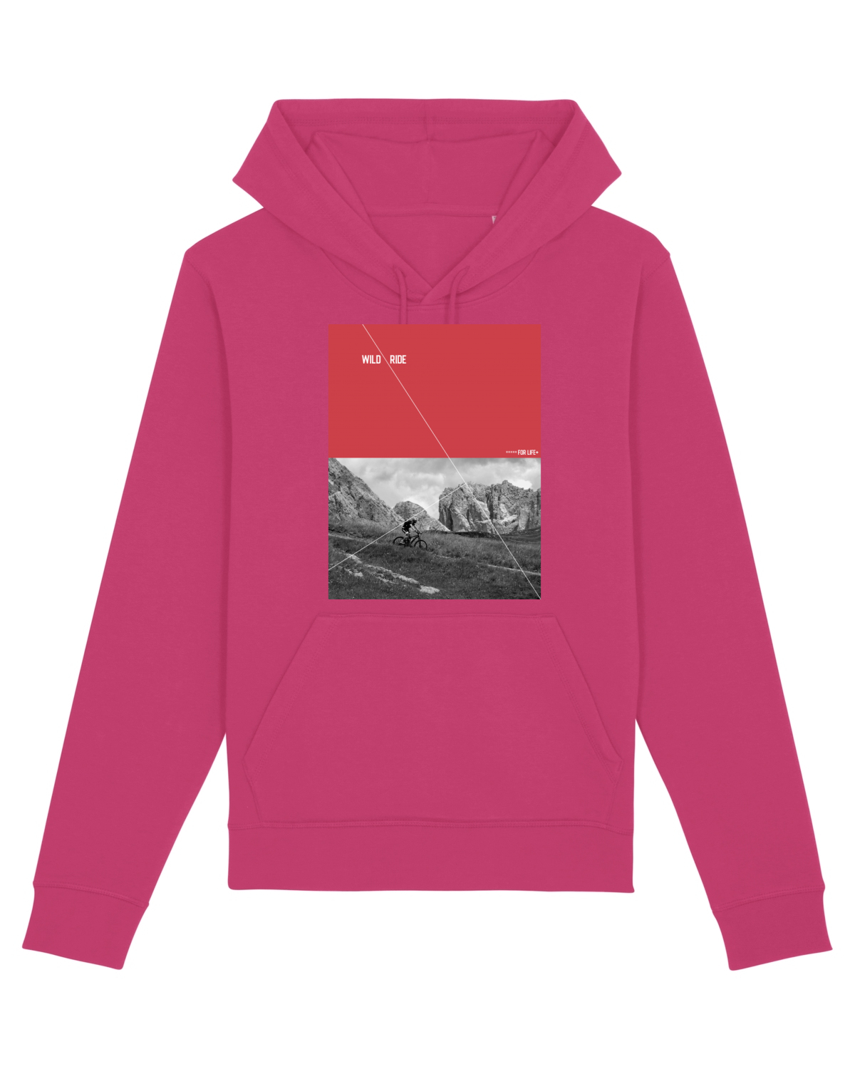 Hanorac Unisex Drummer Raspberry