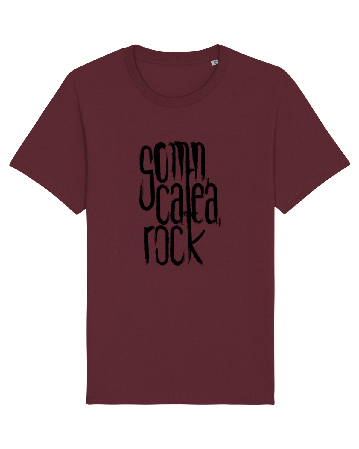 Tricou mânecă scurtă Unisex Rocker Burgundy