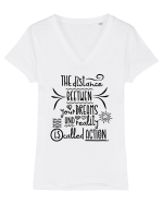 Acționează Tricou mânecă scurtă guler V Damă Evoker