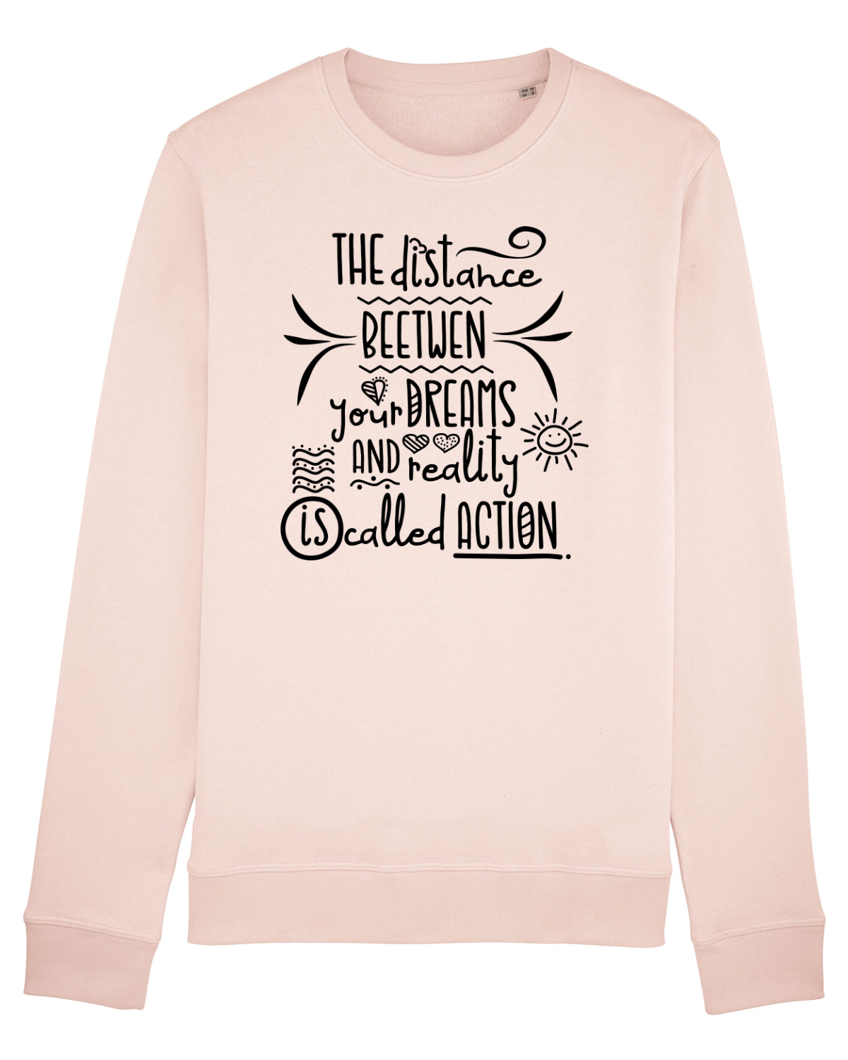 Bluză mânecă lungă Unisex Rise Candy Pink