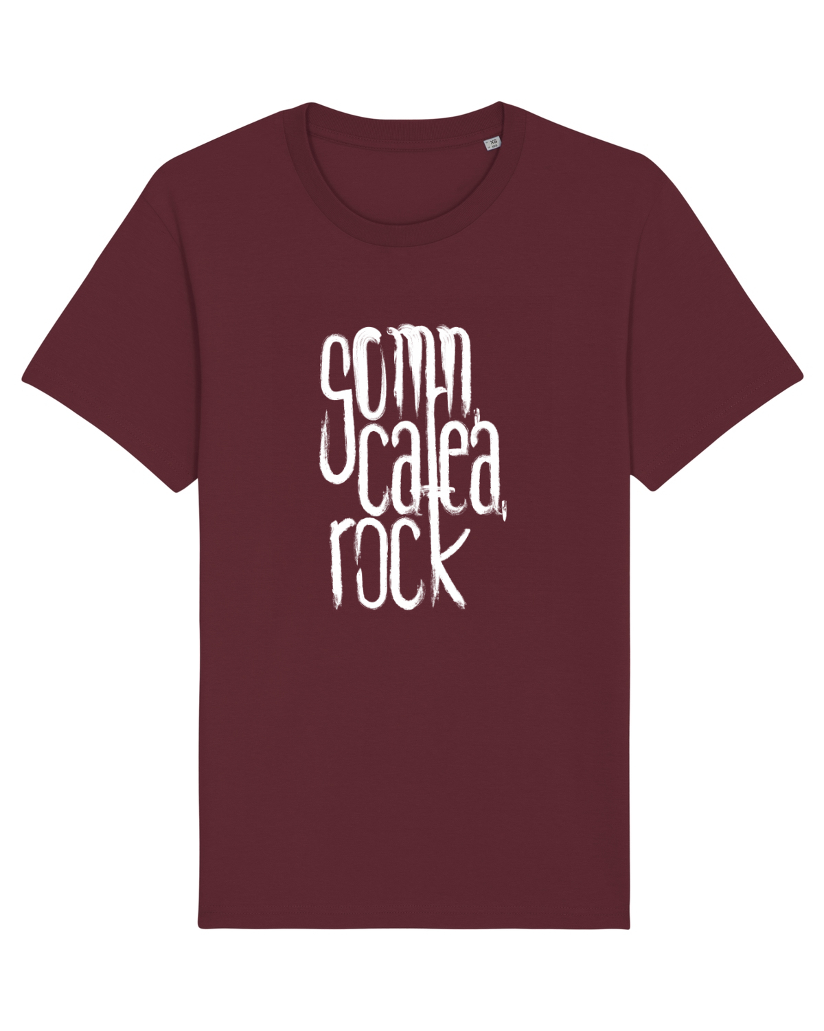 Tricou mânecă scurtă Unisex Rocker Burgundy