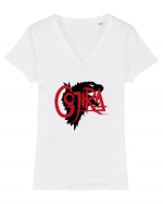 Gojira / Godzilla Tricou mânecă scurtă guler V Damă Evoker