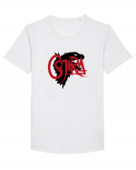 Gojira / Godzilla Tricou mânecă scurtă guler larg Bărbat Skater